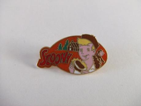 Scoony emaille onbekende pin oranje